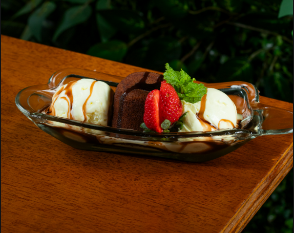 Petit Gateau com Sorvete